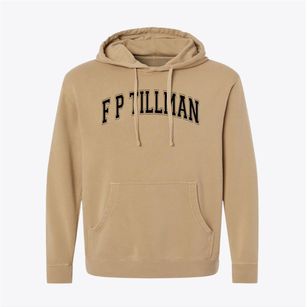 F P Tillman Elementary School Varsity Arch Pigment-Dyed Hoodie