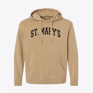 Saint Mary's High School Varsity Arch Pigment-Dyed Hoodie