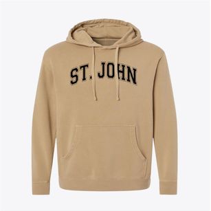 Saint John The Baptist School Varsity Arch Pigment-Dyed Hoodie
