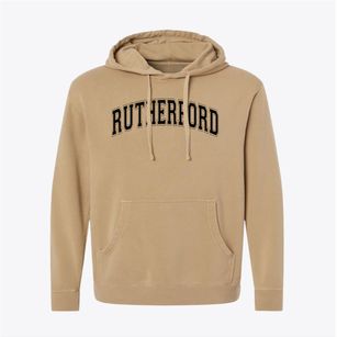 Rutherford High School Varsity Arch Pigment-Dyed Hoodie