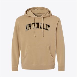 Kipp Tech Valley Charter School Varsity Arch Pigment-Dyed Hoodie