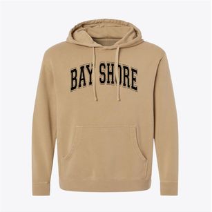 Bay Shore High School Varsity Arch Pigment-Dyed Hoodie