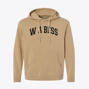 W A Bess Elementary School Varsity Arch Pigment-Dyed Hoodie