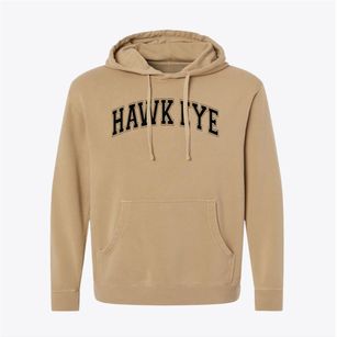 Hawk Eye Elementary School Varsity Arch Pigment-Dyed Hoodie