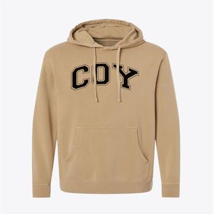 Coy Elementary School Varsity Arch Pigment-Dyed Hoodie