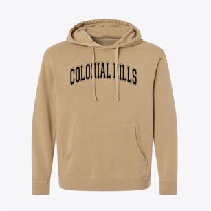 Colonial Hills Elementary School Varsity Arch Pigment-Dyed Hoodie