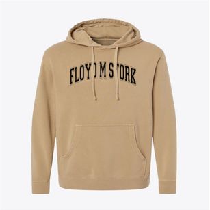 Floyd M Stork Elementary School Varsity Arch Pigment-Dyed Hoodie