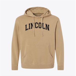 Lincoln High School Varsity Arch Pigment-Dyed Hoodie
