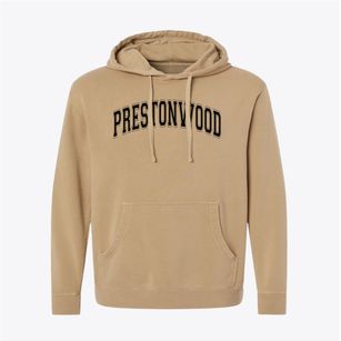 Prestonwood Elementary School Varsity Arch Pigment-Dyed Hoodie