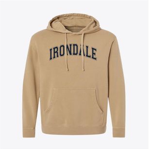 Irondale Community School Varsity Arch Pigment-Dyed Hoodie