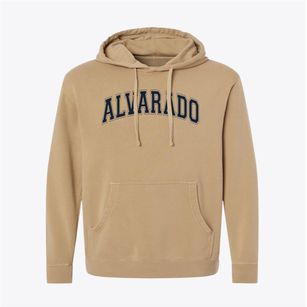 Alvarado Junior High School Varsity Arch Pigment-Dyed Hoodie