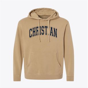 Christian Fellowship School Varsity Arch Pigment-Dyed Hoodie