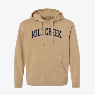 Mill Creek Intermediate School Varsity Arch Pigment-Dyed Hoodie