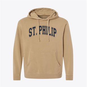 Saint Philip School Varsity Arch Pigment-Dyed Hoodie