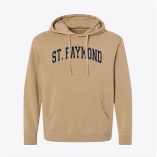 St Raymond Parish Varsity Arch Pigment-Dyed Hoodie