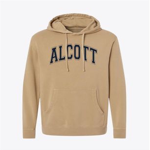 Alcott Elementary School Varsity Arch Pigment-Dyed Hoodie