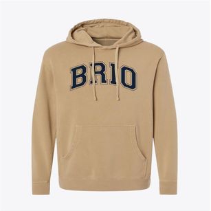 Brio College Prep Varsity Arch Pigment-Dyed Hoodie