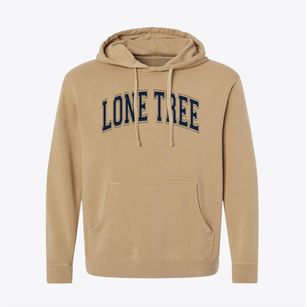 Lone Tree School Varsity Arch Pigment-Dyed Hoodie