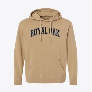 Royal Oak Intermediate School Varsity Arch Pigment-Dyed Hoodie