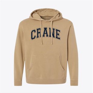 Crane Country Day School Varsity Arch Pigment-Dyed Hoodie