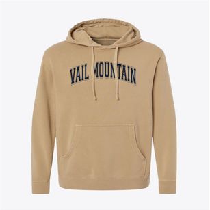 Vail Mountain School Varsity Arch Pigment-Dyed Hoodie
