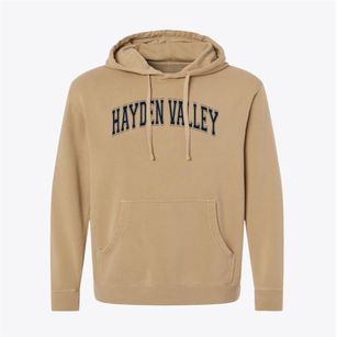 Hayden Valley Elementary School Varsity Arch Pigment-Dyed Hoodie