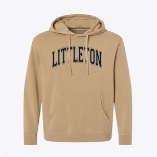 Littleton Elementary School Varsity Arch Pigment-Dyed Hoodie