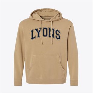 Lyons Primary School Varsity Arch Pigment-Dyed Hoodie