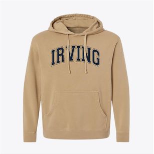 Irving Kindergarten Center Varsity Arch Pigment-Dyed Hoodie