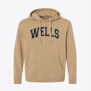 Wells Elementary School Varsity Arch Pigment-Dyed Hoodie