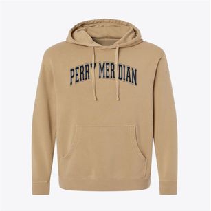 Perry Meridian Middle School Varsity Arch Pigment-Dyed Hoodie