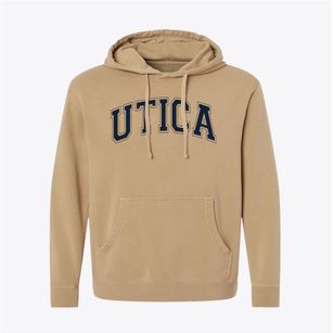 Utica School Varsity Arch Pigment-Dyed Hoodie