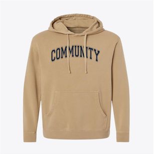 Community Christian Academy Varsity Arch Pigment-Dyed Hoodie