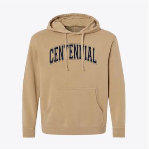 Centennial High School Varsity Arch Pigment-Dyed Hoodie