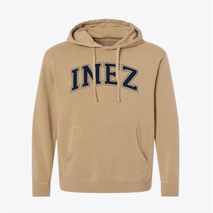Inez Middle School Varsity Arch Pigment-Dyed Hoodie