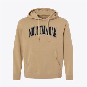 Mountain Oak Charter School Varsity Arch Pigment-Dyed Hoodie