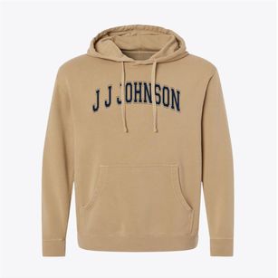 J J Johnson Elementary School Varsity Arch Pigment-Dyed Hoodie