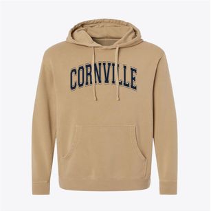 Cornville Consolidated Elementary School Varsity Arch Pigment-Dyed Hoodie