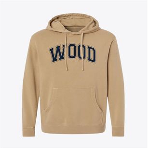 Wood Elementary School Varsity Arch Pigment-Dyed Hoodie