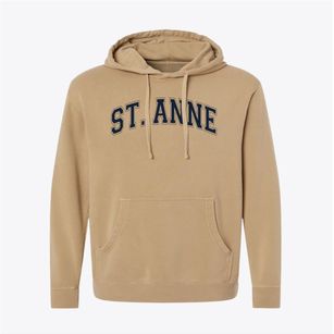 Saint Anne School Varsity Arch Pigment-Dyed Hoodie