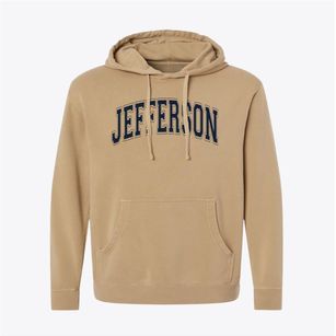 Jefferson Elementary School Varsity Arch Pigment-Dyed Hoodie