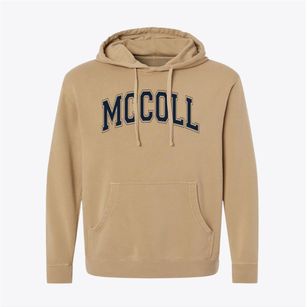 Mccoll Elementary School Varsity Arch Pigment-Dyed Hoodie