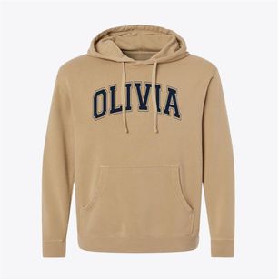 Olivia Senior High School Varsity Arch Pigment-Dyed Hoodie