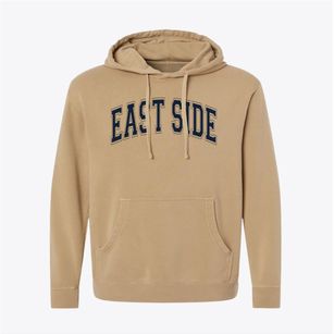 East Side High School Varsity Arch Pigment-Dyed Hoodie