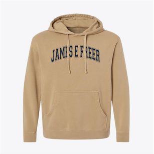 James E Freer Elementary School Varsity Arch Pigment-Dyed Hoodie