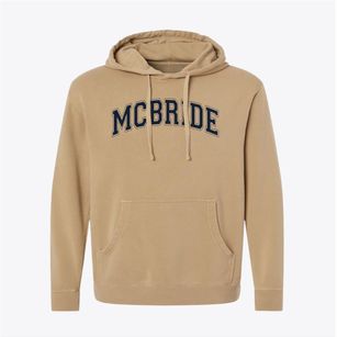 Mcbride Elementary School Varsity Arch Pigment-Dyed Hoodie