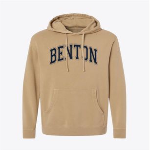 Benton Elementary School Varsity Arch Pigment-Dyed Hoodie