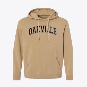 Oakville Junior High School Varsity Arch Pigment-Dyed Hoodie