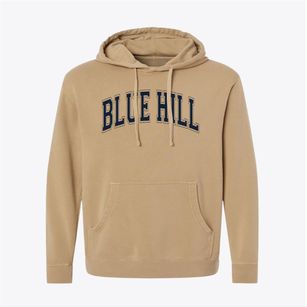 Blue Hill High School Varsity Arch Pigment-Dyed Hoodie