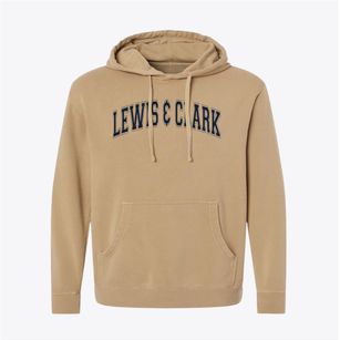 Lewis & Clark Middle School Varsity Arch Pigment-Dyed Hoodie